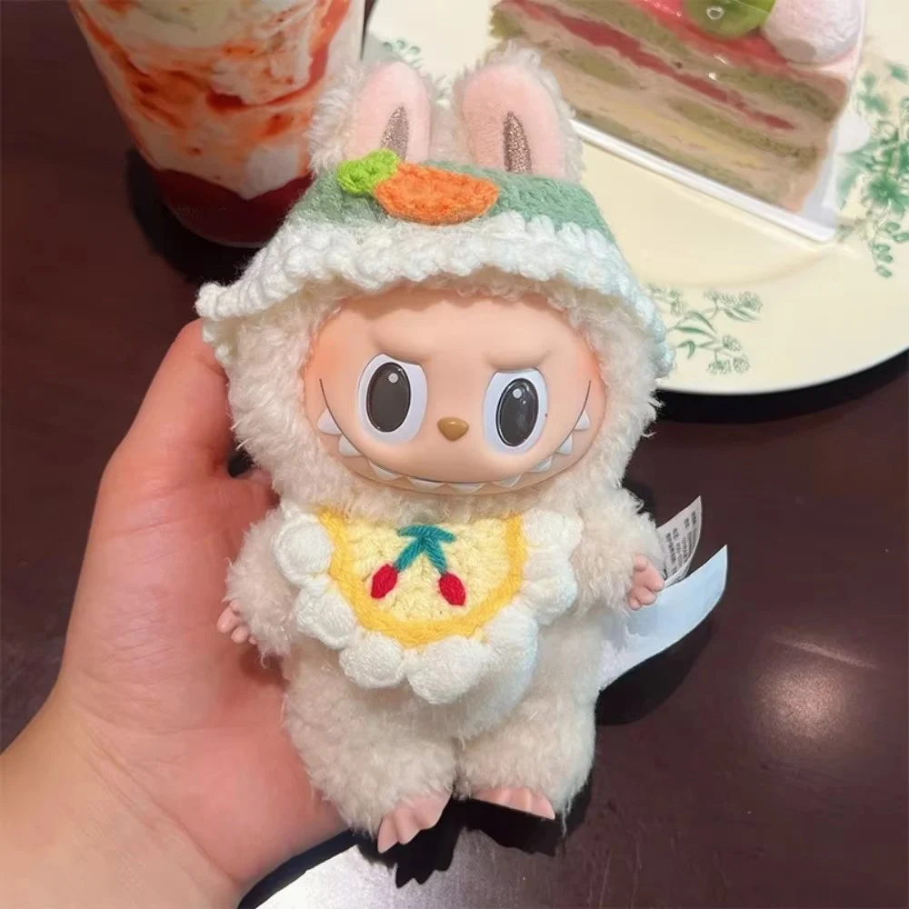 

Ropa Labubu 15/17cm Doll Accessories Knitted Clothing Hat Set Clothing Accessories
