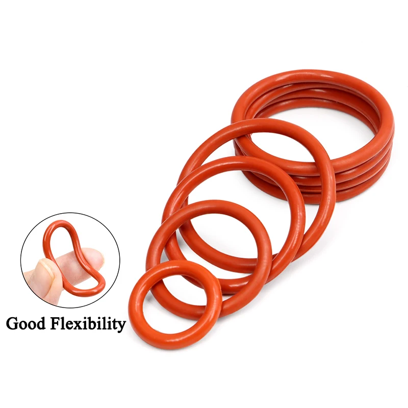 10Pcs Food Grade Silicon O Ring Gasket CS 3.5mm OD 10mm ~ 85mm  Good Sealing Faucet Repair Rubber Washer Gaskets