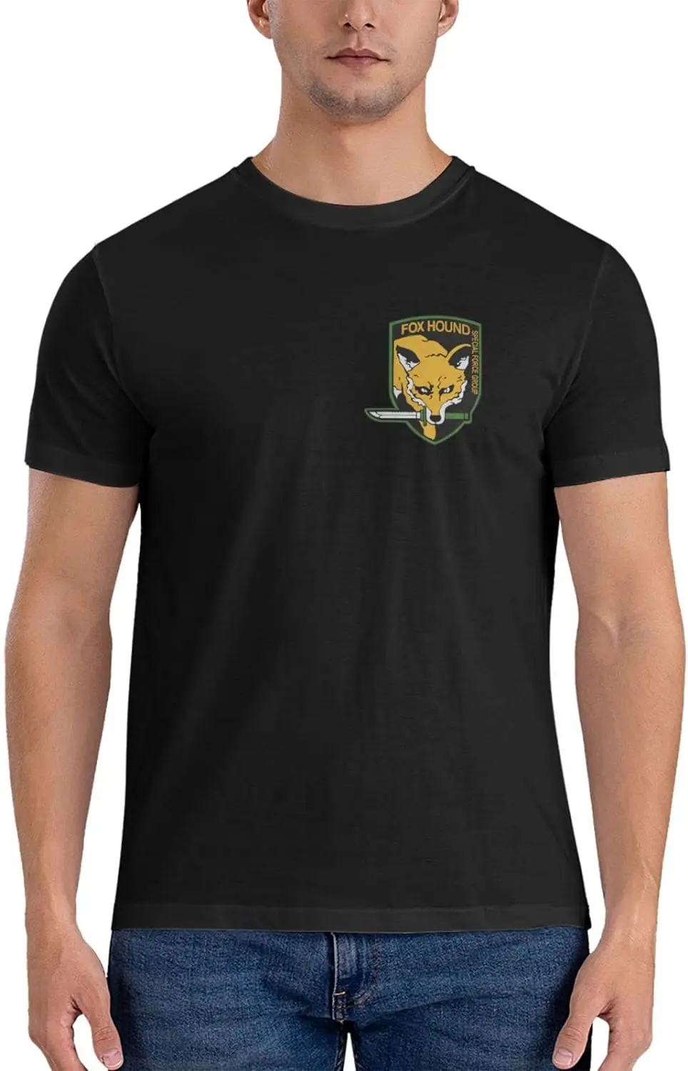 DPFHL Foxhound Special Forces Group T-Shirt Women's Men Tees Cotton Short-Sleeve Shirt