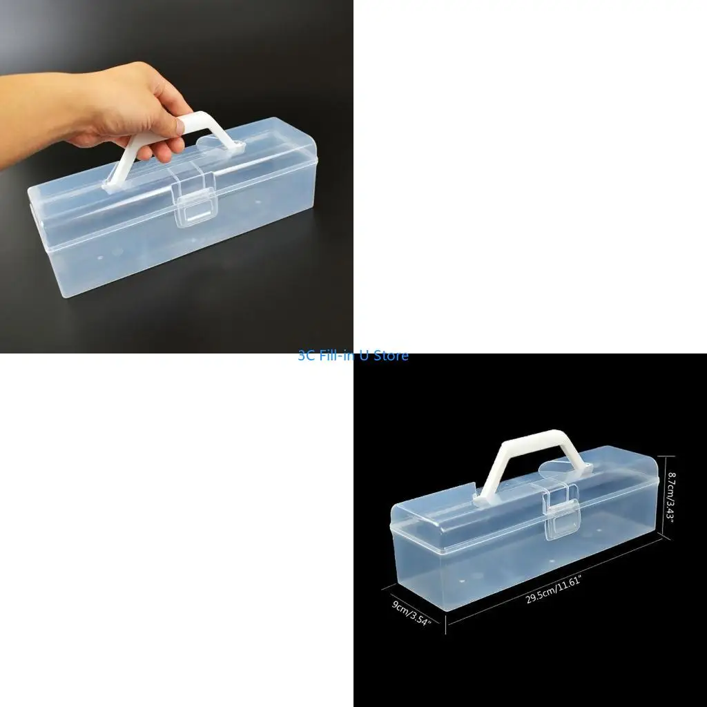 G8TA Storage Bin Plastic Portable Storage for Small Tools and Materials