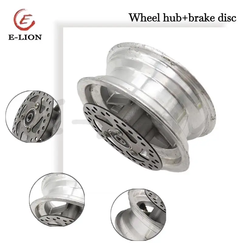 

6 Inch Aluminum Wheel Disc brake Hub 10x6.00-6 Tire Front Wheel Hub for Citycoco Electric Scooter