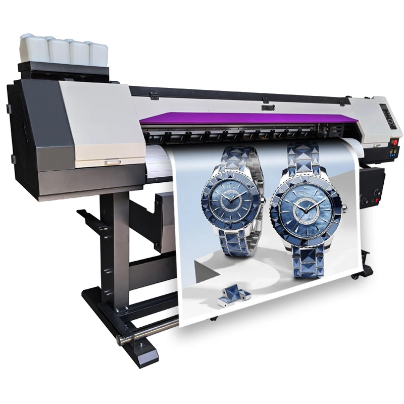 1.6m digital print outdoor indoor flex printing machine  advertising printing inks