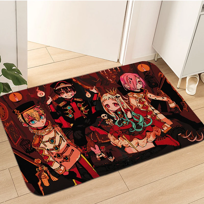 Bedroom Floor Carpet Anti Slip H-Hanako Kuns House Interior Entrance Mat Useful Things for Home Anime Bathroom Living Room Rug