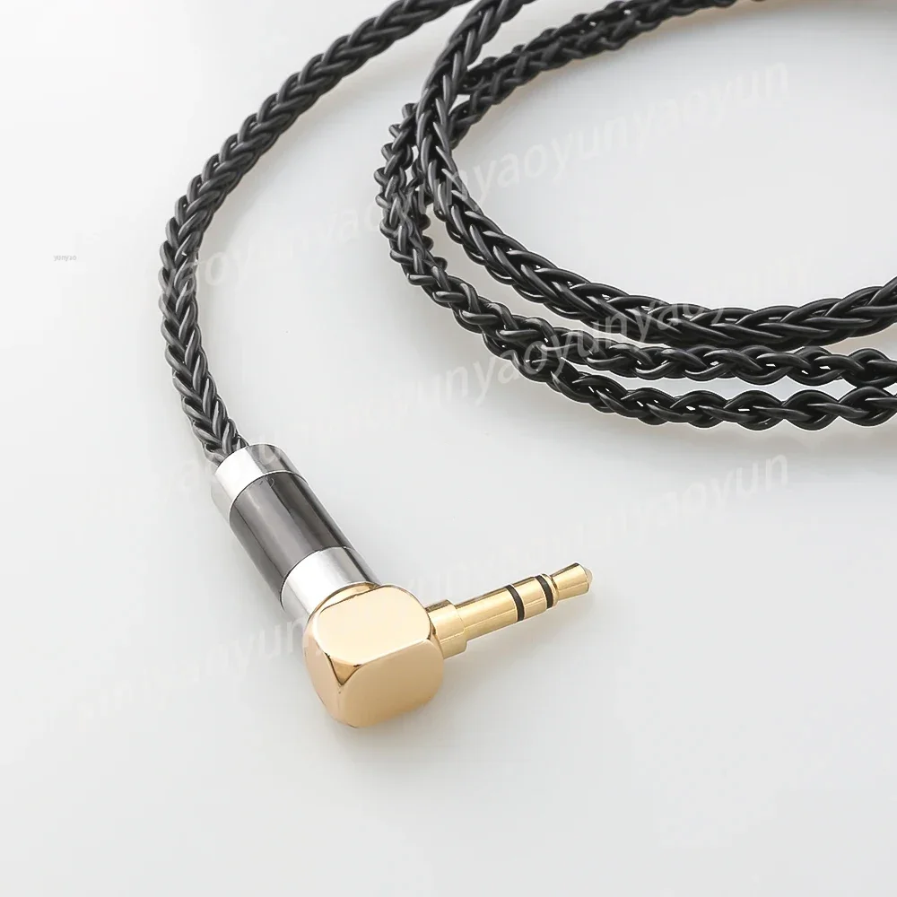 HiFi 4 Pin 4.4 2.5 Mm 3.5 6.35 Jack 8Core Headphone Earphone Cable