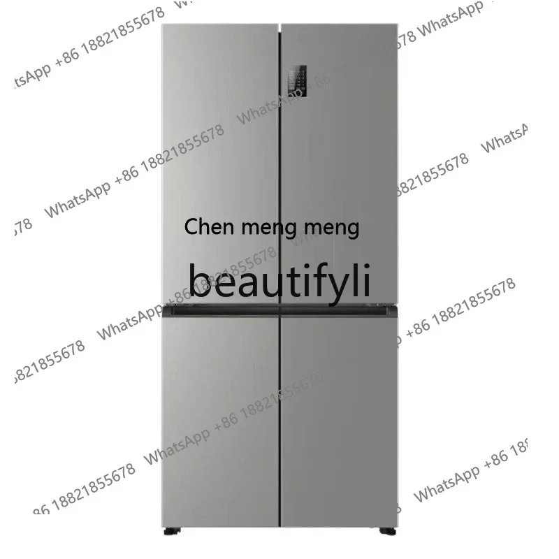 Refrigerator, cross four-door household multi-door first-class large-capacity household air-cooled frost-free ultra-thin sma