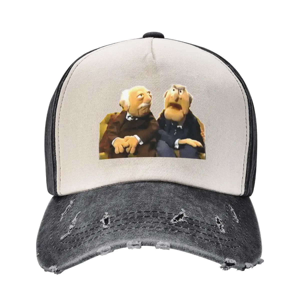 Statler and Waldorf Baseball Cap birthday Rave party Hat western Hat For Men Women's image 2