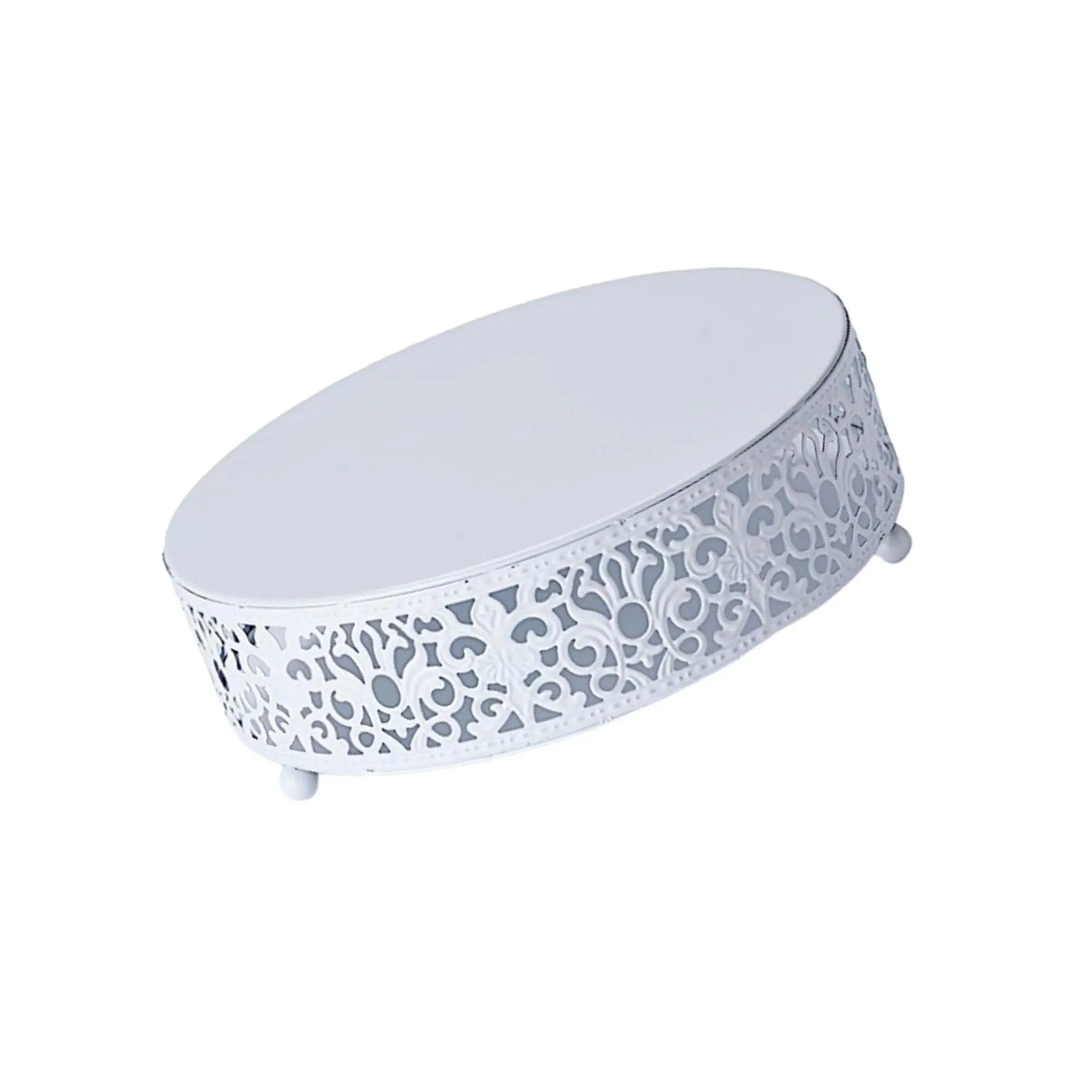 

Dessert Cookies Cupcake Stand Dining Display Serving Plate White 20cm