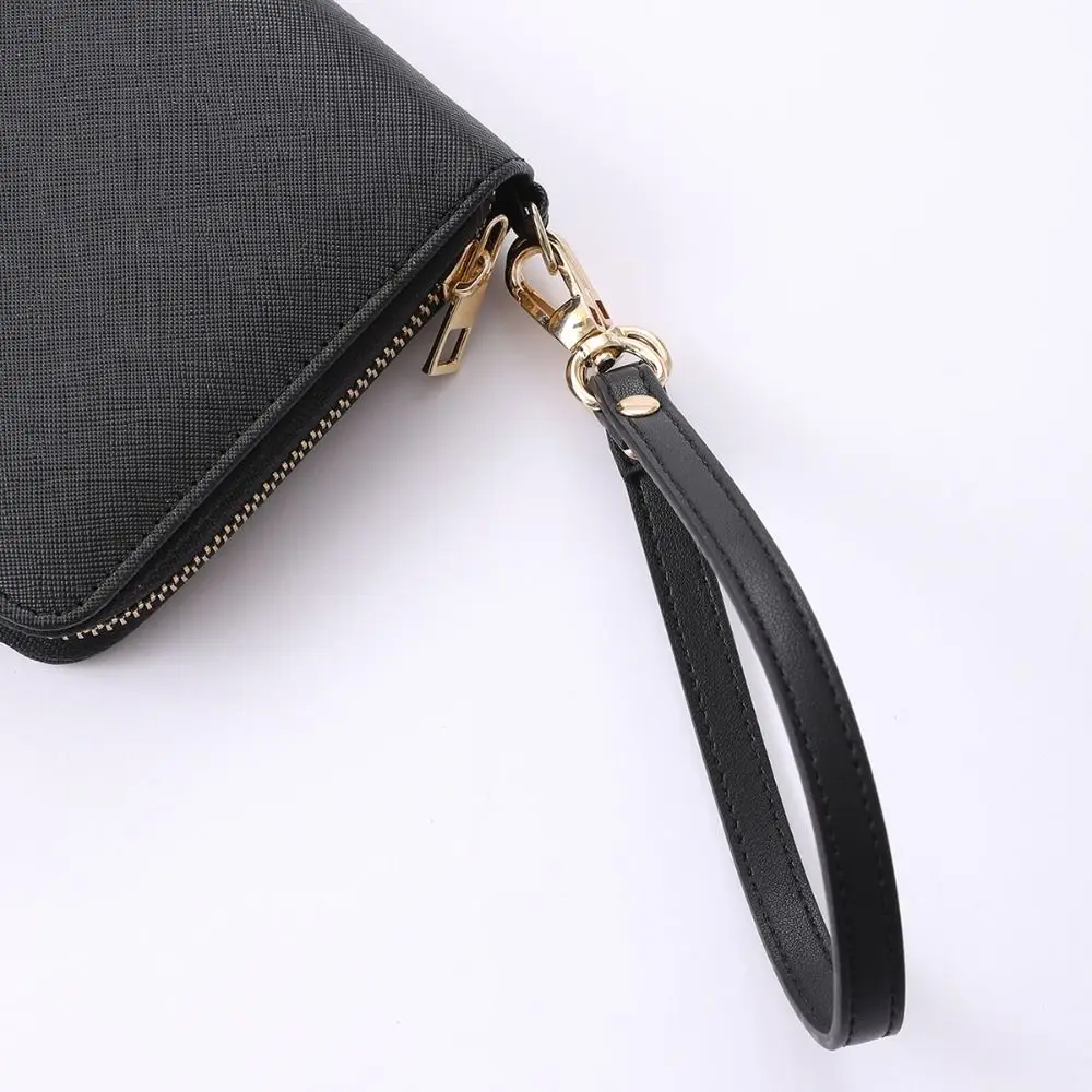 

Versatile Anti-Lost Leather Wrist Strap Clutches Strap Colourful Hand Strap Hand Carry Purse Strap Handbag Handle Women