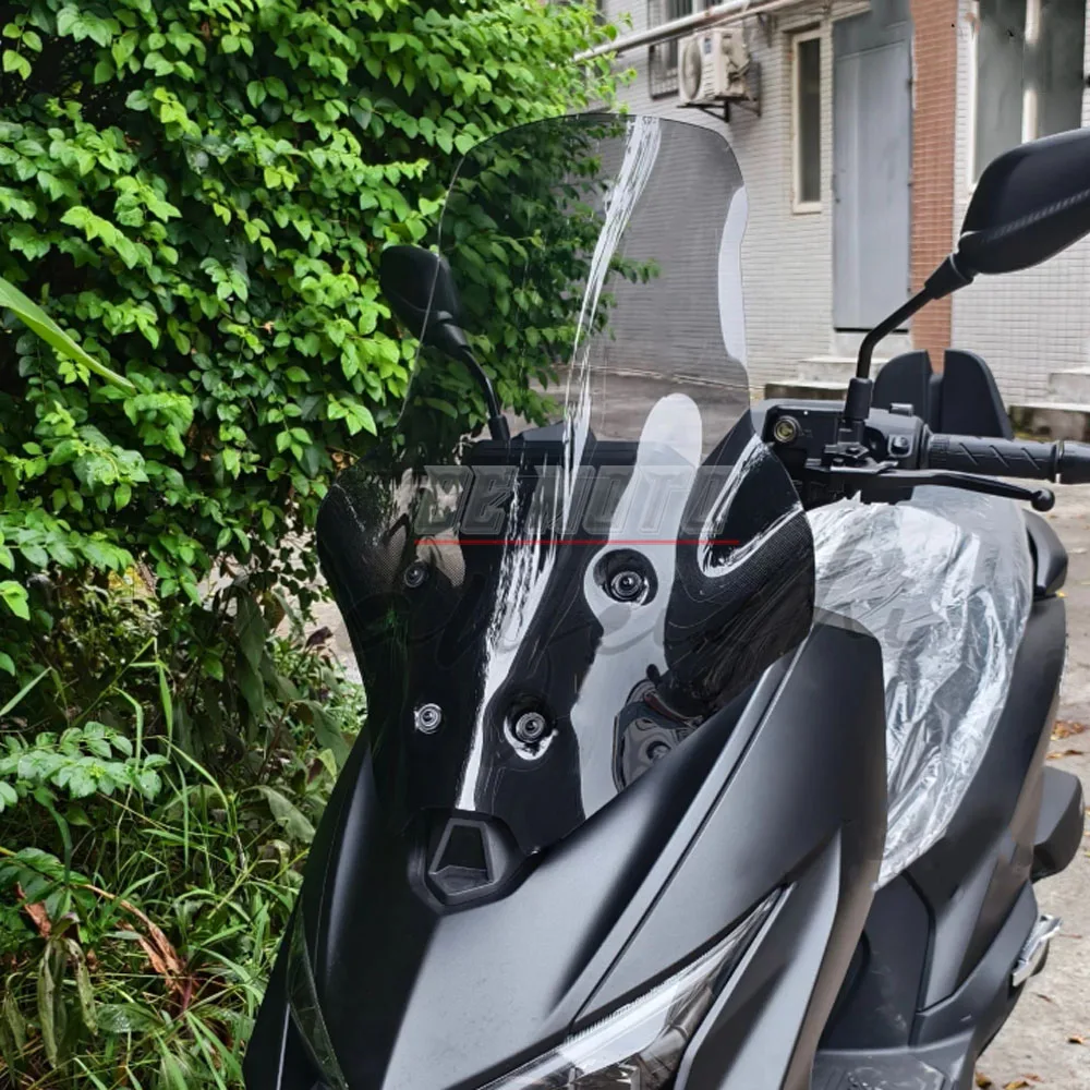 FOR Honda NS150ES Widened Gradient Painted Windshield Modification with Chest Support Accessory