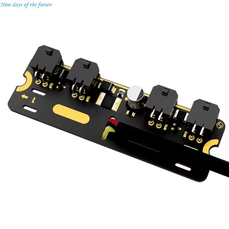 

4 Port USB Hub for Lab 3D Printers Featuring 4 Port Power Protections Plugs Play and Space Saving Build E65A