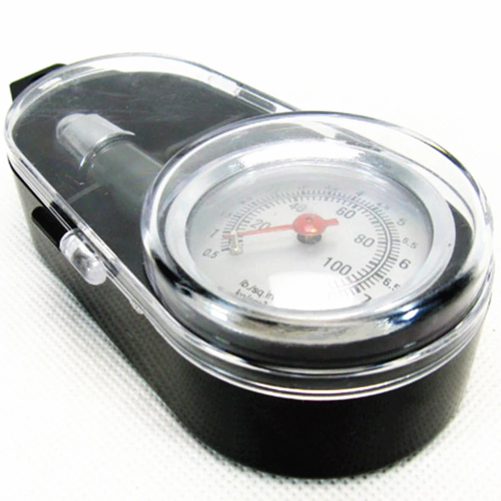 

Mechanical Tire Pressure Gauge 0.5-7.5 Lbs Zin Alloy Metal Dual Unit Lbs/ .In Kg/Cm² Universal Fit For Car Truck Motorcycle