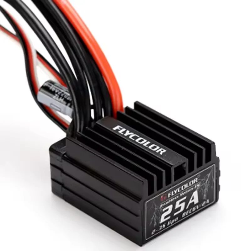Flycolor Lightning 18A 25A 35A 45A 防水カーESC 2-3S RC 1/10 1/16 1/18カー用 ブラシレス電子スピードコントローラー