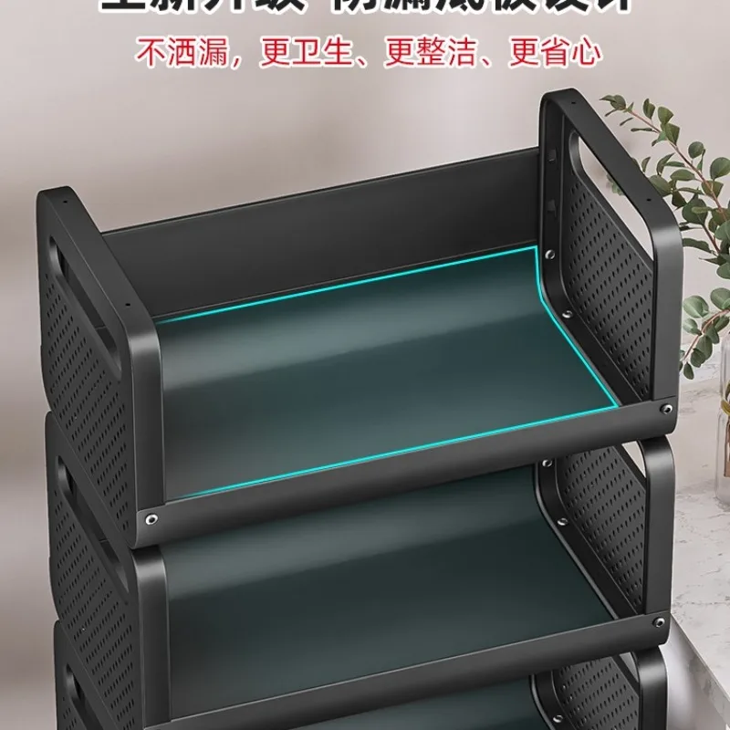 Kitchen vegetable basket rack multi-layer floor removable storage of fruits and vegetables for home use