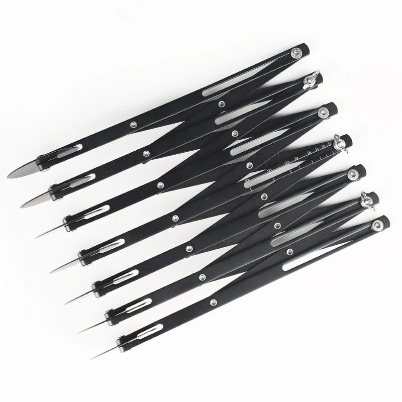 Croissant Crispy Roller Knife 5 Wheels 7 Wheels Retractable Non-stick Crispy Cookies Baking Tool