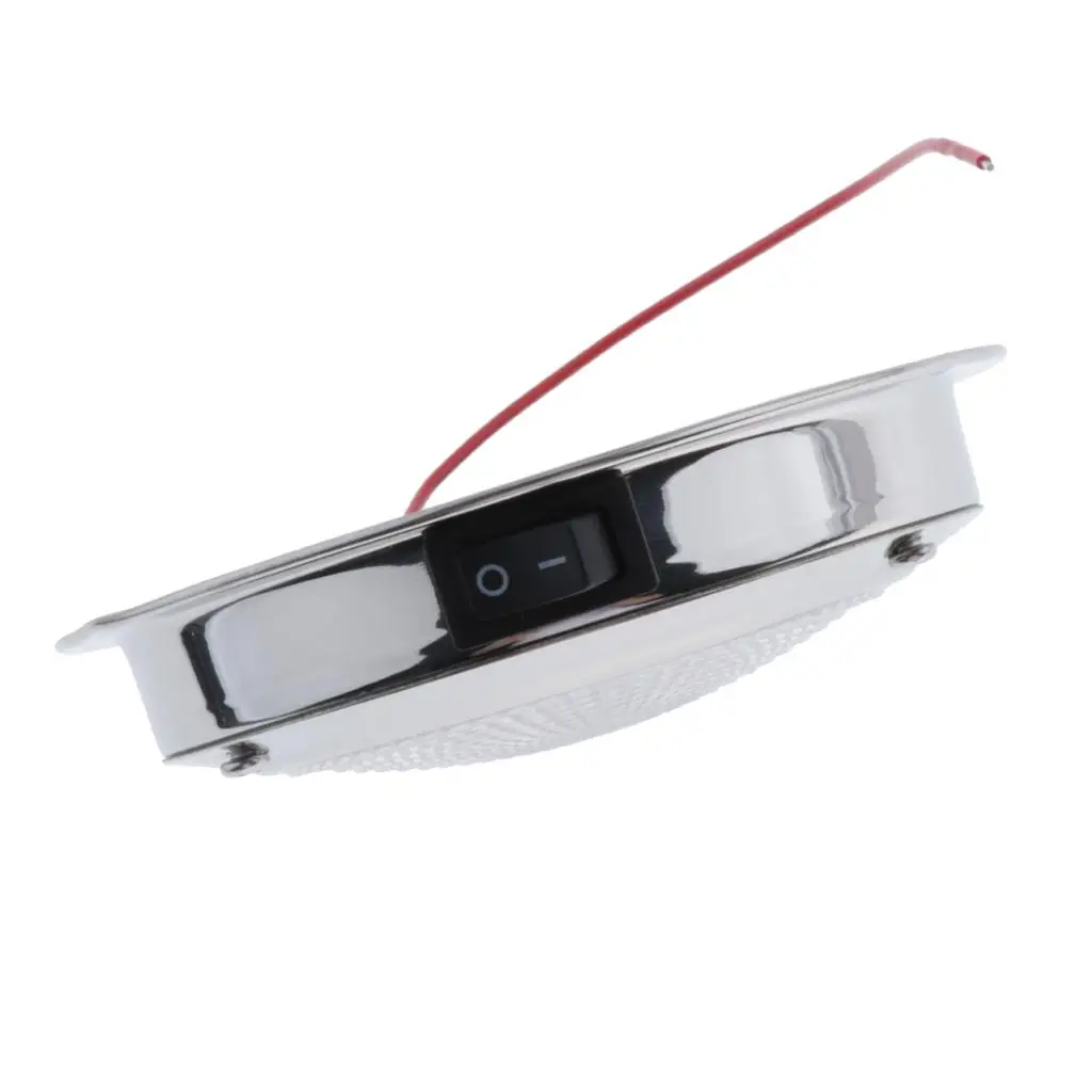 省エネled天井ドームランプ白色光耐熱性熱可塑性樹脂ボディ船舶用rvトレーラー水槽防水使用