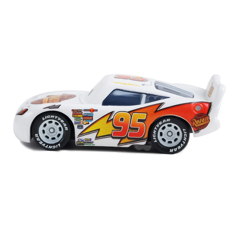 95 blesk mcqueen generace bílá 1:55 disney pixar aut kov tlakově litý auto hraček jackson bouře mack auto modelka narozeniny dárky