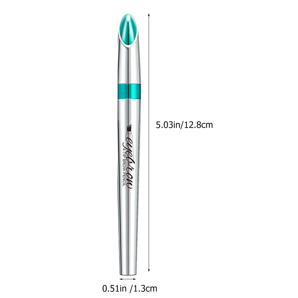 Lápiz de cejas resistente al agua, lápiz líquido para cejas, marrón oscuro, larga duración, a prueba de manchas, resistente al sudor, herramienta de maquillaje para cejas