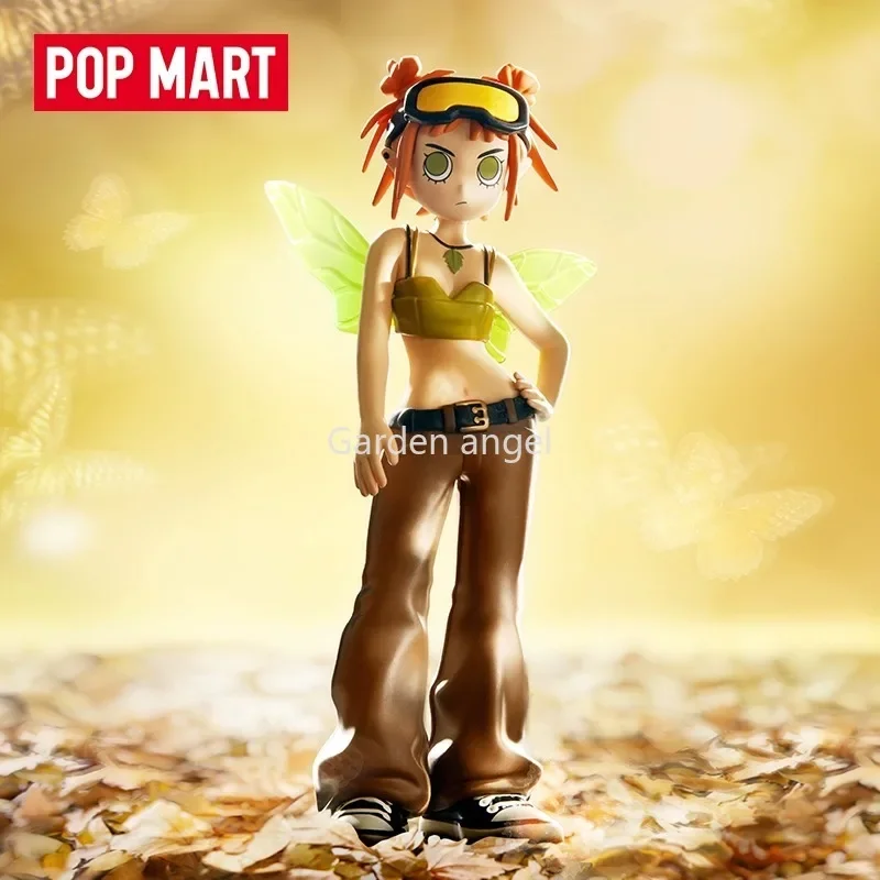 POP MART Peach Riot O Rebelde Série De Fadas Do Punk Blind Box Toy, Caixas Kawaii Action Figure Brinquedos, Modelo De Caixa Misteriosa