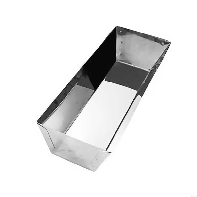 2025 New Stainless Steel Mud Pans Sheared Sides Bucket Tray Metal Fittings Plaster