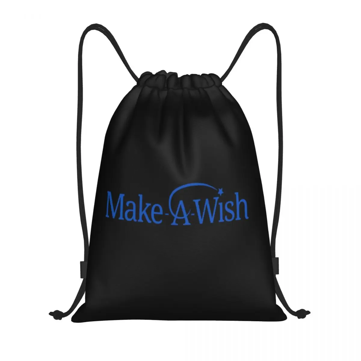 Make A Wish Foundation Of America Backpacks Casual Drawstring Bags Sports Bag Book Bags for Travel Students
