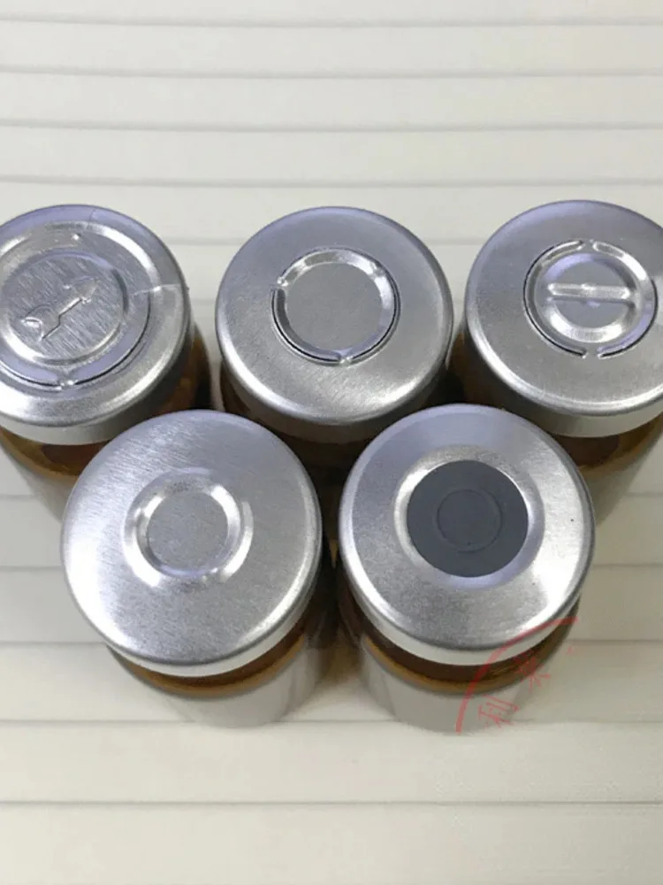 Aluminum D20# Pure Bottle Seal High Temperature Resistant Sterilization Alloy Cap Tiny Glass Empty Small Containers Jars 100PCS