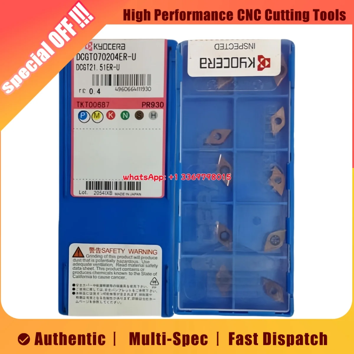 

Original DCGT DCGT07 DCGT0702 003 02 04 FR-U EL-U MFL-U ER-U PR930 TN60 PR1225 Turning Insert