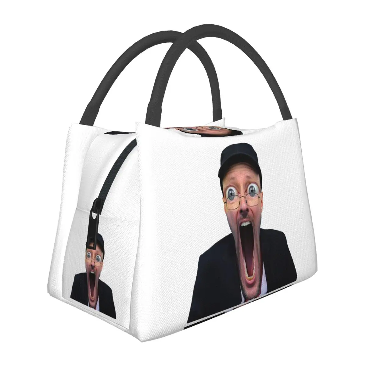 

Изолированная сумка для обедов NOSTALGIA CRITIC WOJAK FUNNY MEME SOYLENT SOY REDDIT 4CHAN для женщин, контейнер для хранения еды и бенто-боксов