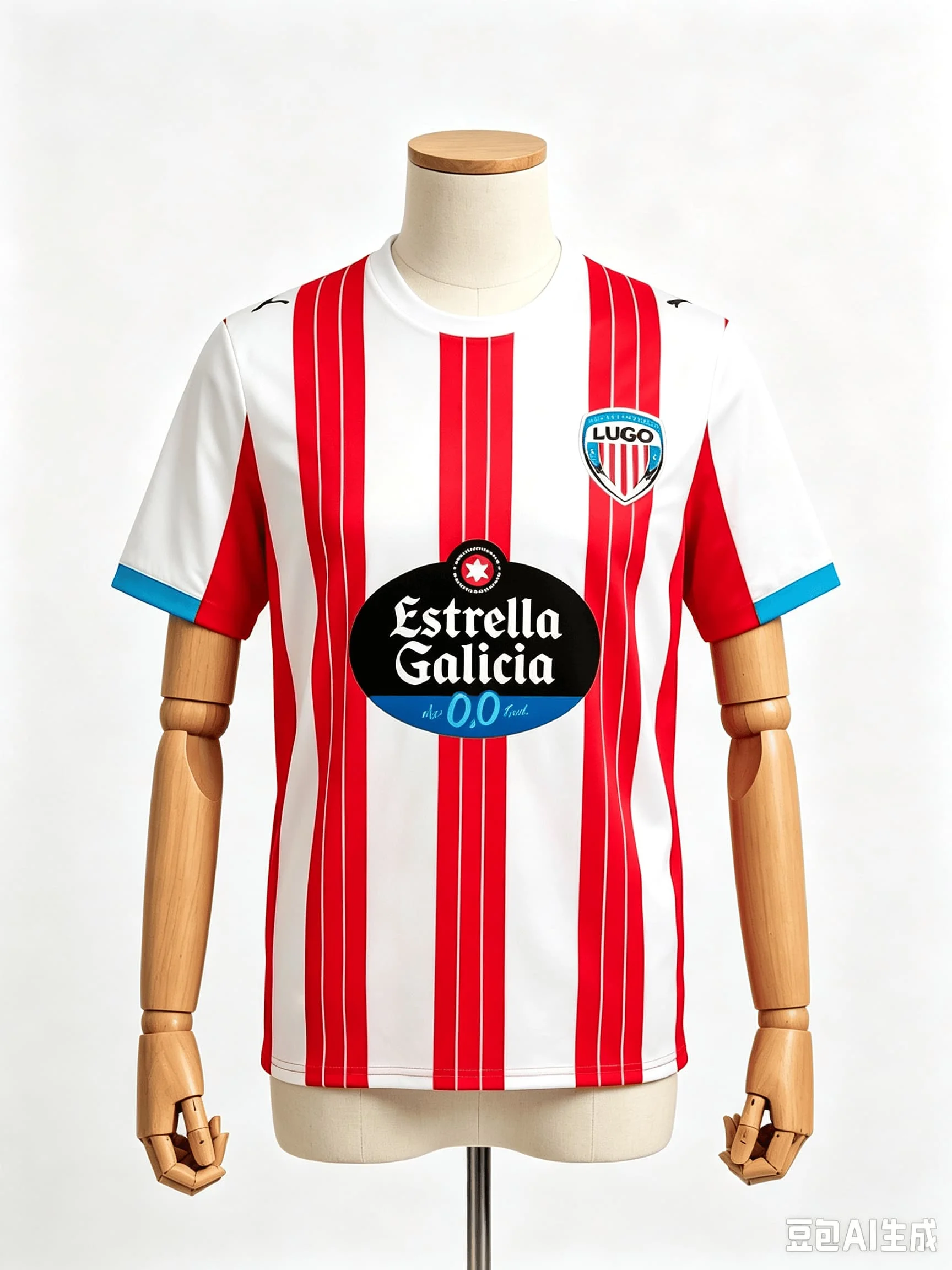 Spain CD Lugo Soccer Jersey 2026 Men Women Short Sleeve Shirt, Lightweight Printed Outdoor Sports Uniform Casual Fitness Apparel