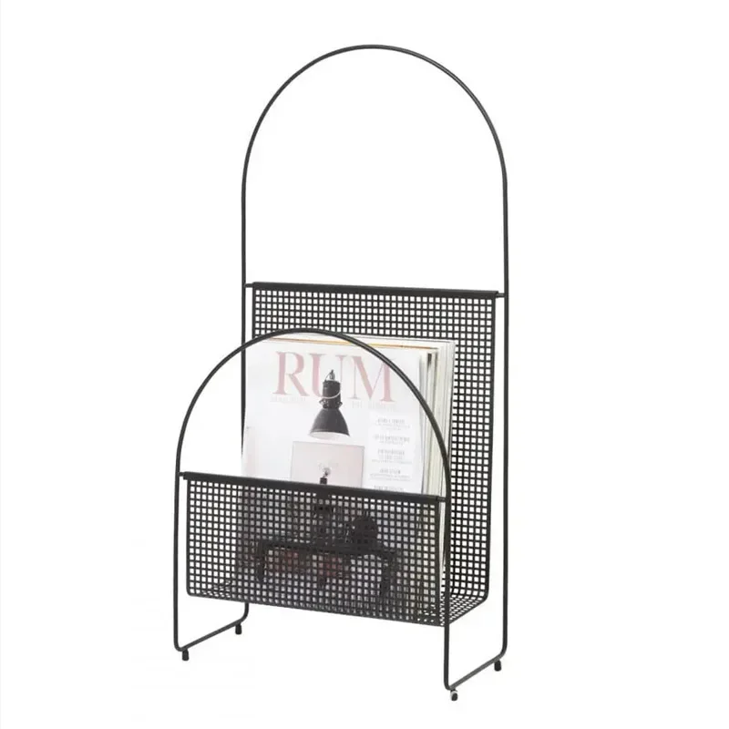 Simple and modern pastoral style casual magazine rack, storage rack, free finishing rack in study and living room