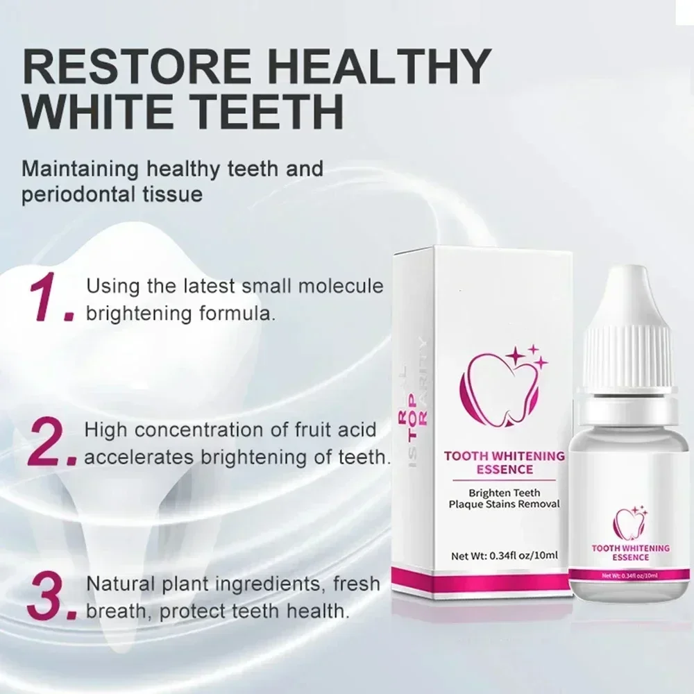 Teeth Whitening Serum Remove Plaque Stains Bleachig Teeth Essence Oral Hygiene Cleaning Gel Fresh Breath Care Dental Tools