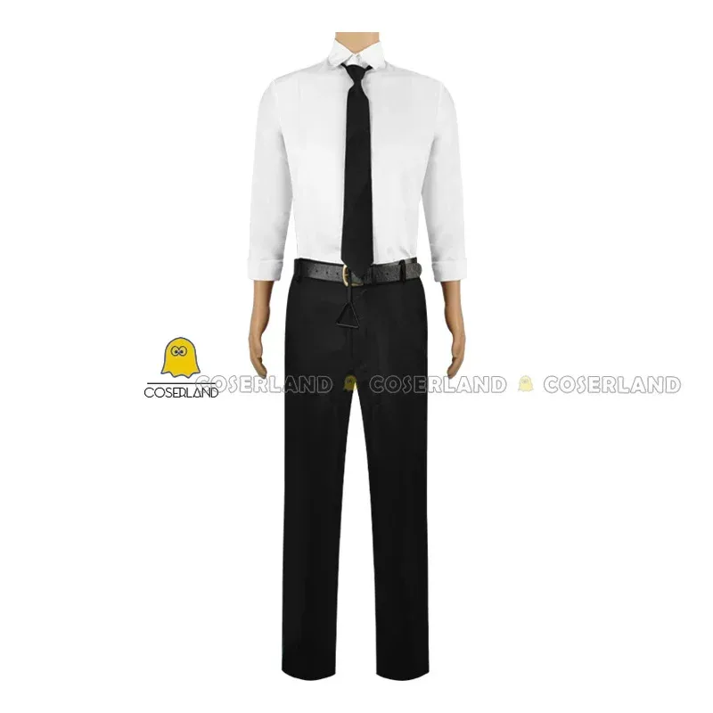Chainsaw Man Denji Cosplay Costume Anime Wig Devil Hunter Uniform Shirt Tie Pants Suit Outfit Pochita Halloween Party For M NM31 view 4