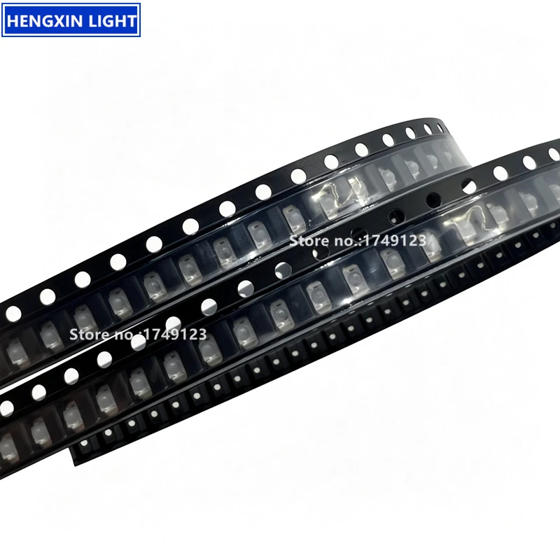 Super Bright 0603 0805 1206 Ball Head LED, Red, Green, Yellow, Blue, Orange, Spotlight Lens SMD Lamp Beads