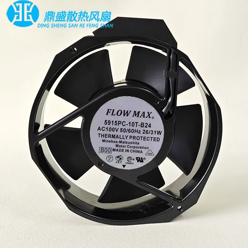 1-個-オリジナル-5915pc-10t-b24-ac100v-17238-172-172-38mm-新しい冷却ファンラジエーター