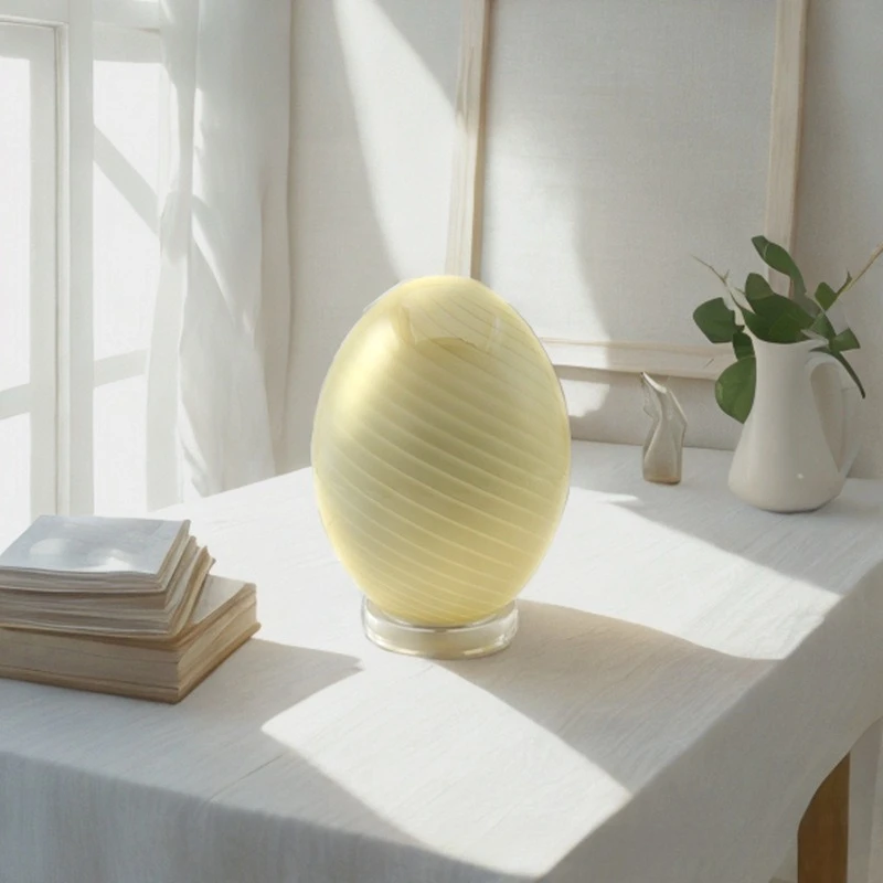 

3color dimming glass night light, rechargeable touch night light bedroom, living room household ornaments, universal night light