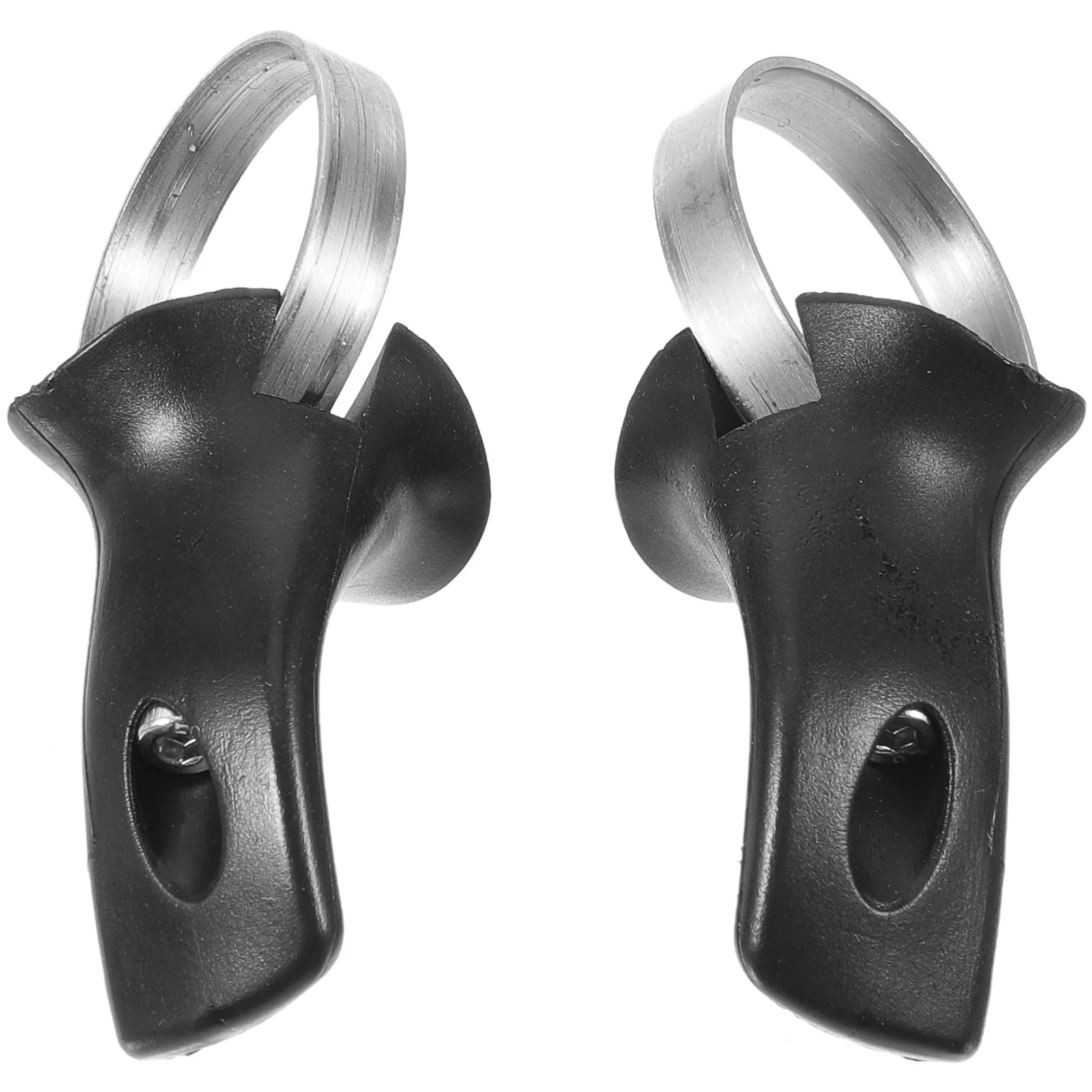 1Pair Durable Metal Plastic Bike Bar Ends Shock Absorption Comfortable Grip Bicycle Handlebar Accessories Bike Bar Ends