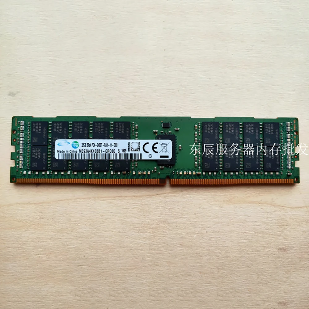 I Pcs For Samsung 32G 2RX4 PC4 2400T REG Server Memory M393A4K40BB1-CRC