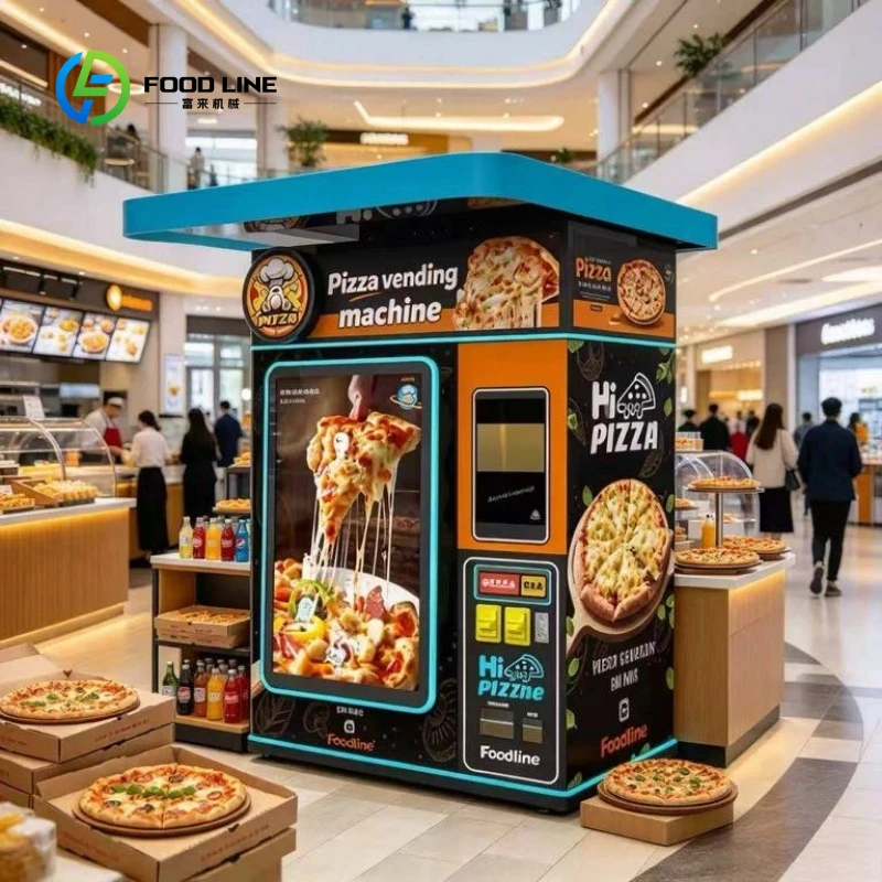 Innovative Product Self Service 24 Hours Fast Food Vendor Automat Pizza Vending Machine for Sale