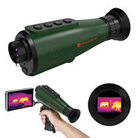 GTGUARD H3 Thermal Imaging Monocular 256X192 IR Detector 0.32in AMOLED IP66 8X Digital Zoom Support WIFi Recording for Camping