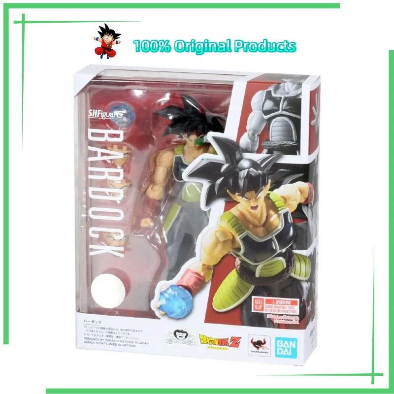 

【IN STOCK 】Original SHF Dragon Ball Z Burdock Saiyan Junior Soldier Collectible Figure