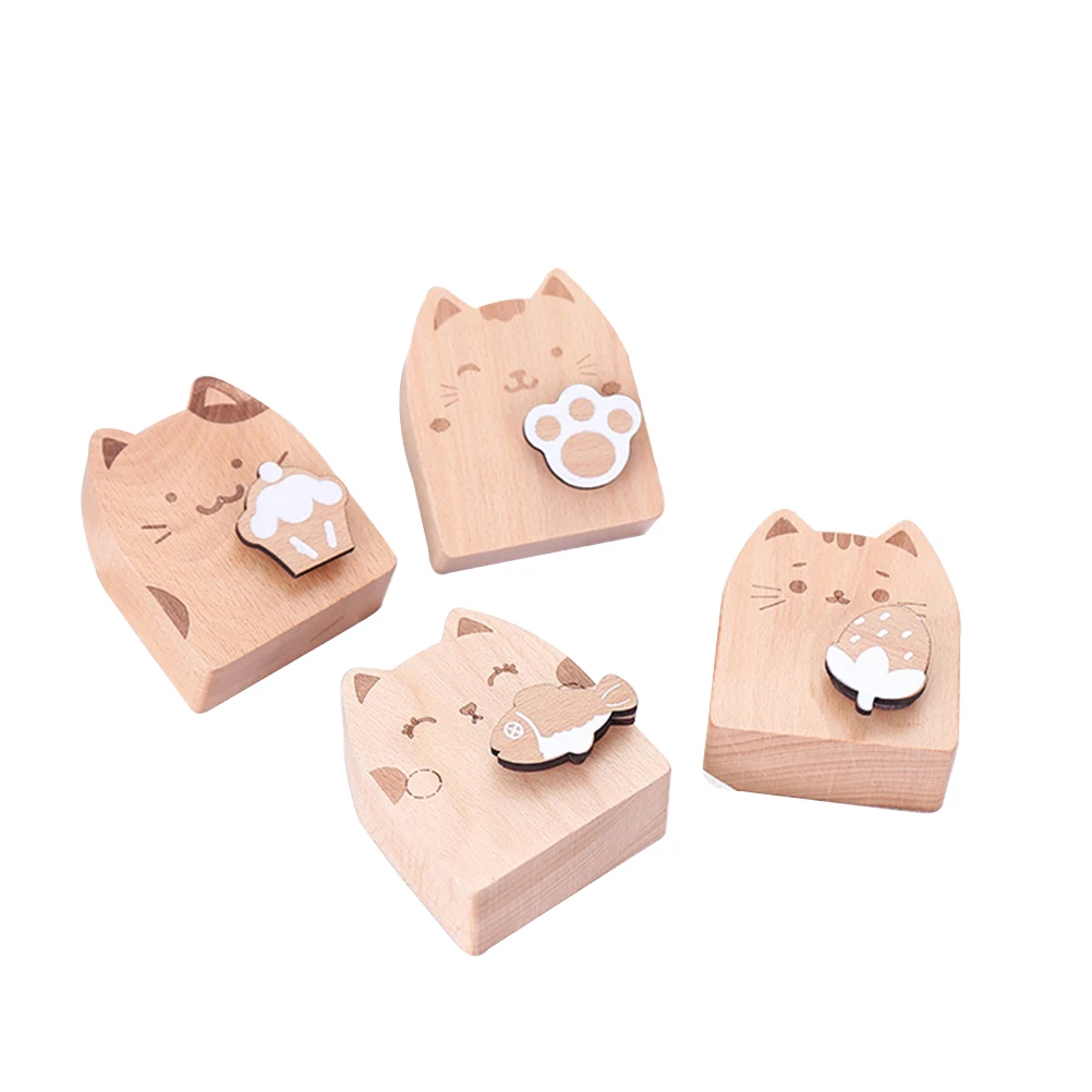 

Wooden Music Box Animal Design Mini Decorative Boxes Hand Cranked Melody Sustainable Non Toxic Perfect Gift Birthday Present