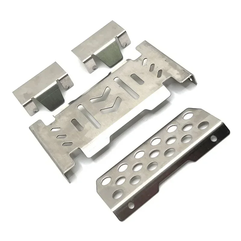 

Stainless Steel Metal Bumper Chassis Armor Protection Skid Plate for 1/10 YK4106 YK4107 RC Car Upgrade OP Accessories