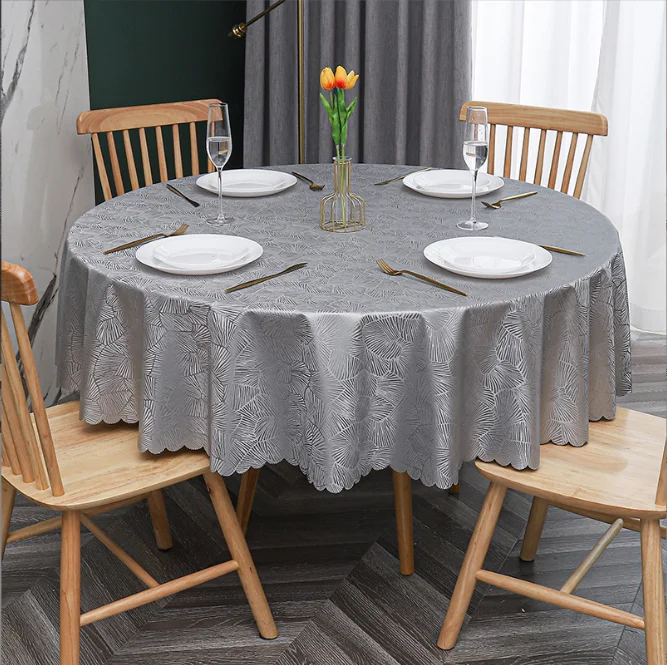 M2002 Waterproof tablecloth  scald  Unwashed tablecloth  Household circular round table  Table cloth