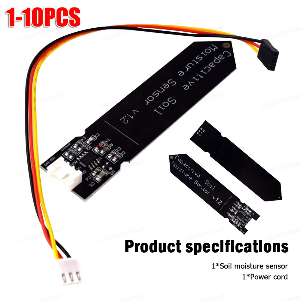 HW-390 Capacitive Soil Moisture Sensor Module Wide Voltage Corrosion Resistant 3.3-5.5V DC