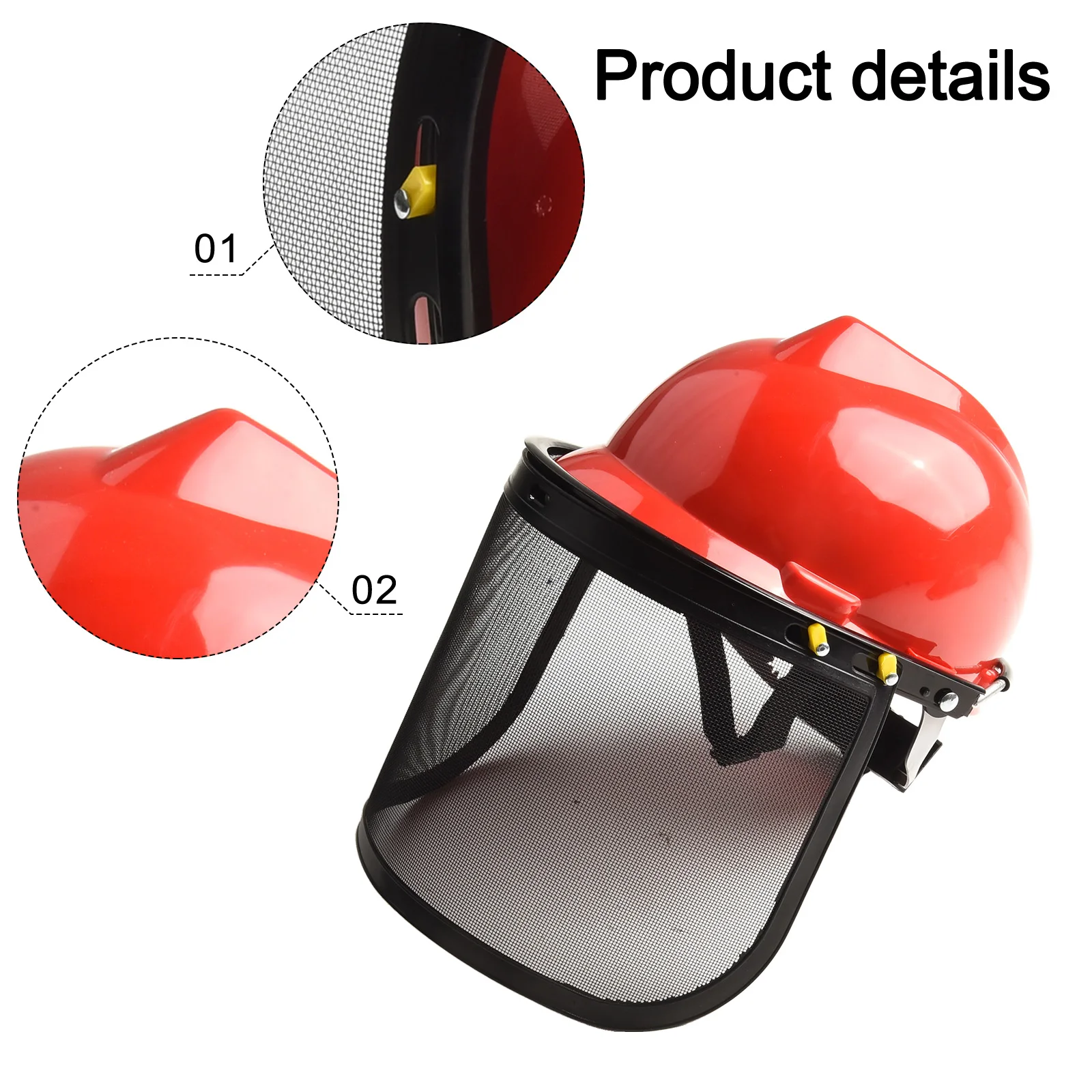 Chainsaw Safety Helmet Cover Mesh Electric Cutting Gardening Protection Mesh Face-Shield For Lawn Mower Trimmer Brushcutter