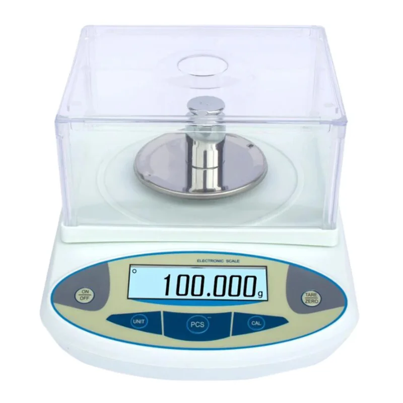 

200/300Gx0.001G Electronic With Windshield High Precision Laboratory Solid Analytical Digital Balance Scale