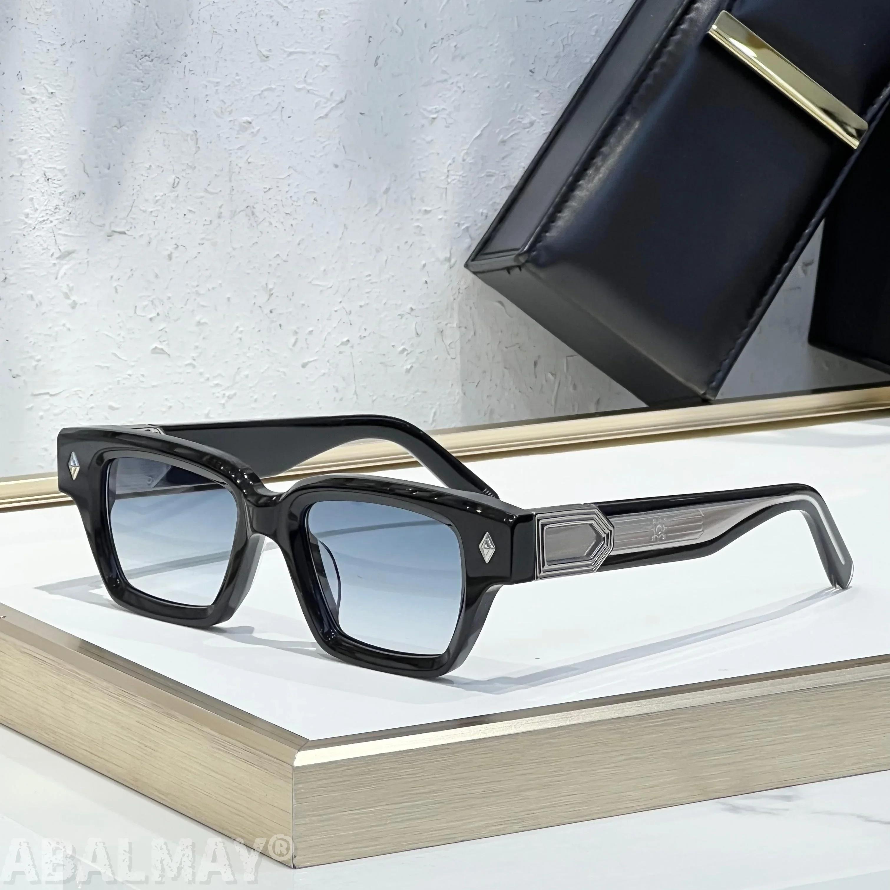 JD Project 03 51MM Top Quality Mens Sunglasses for Women Fashion Trend Luxury Acetate Titanium UV400 Designer Sunglasses Frame