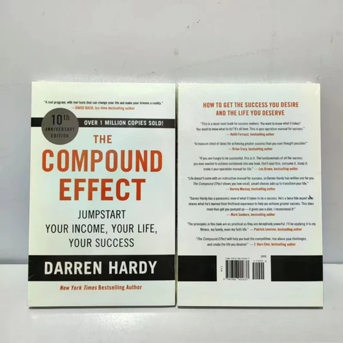 Darren Hardy 복합 효과, 한 번에 간단한 한 단계, 영감을 주는 소설 영어 책 