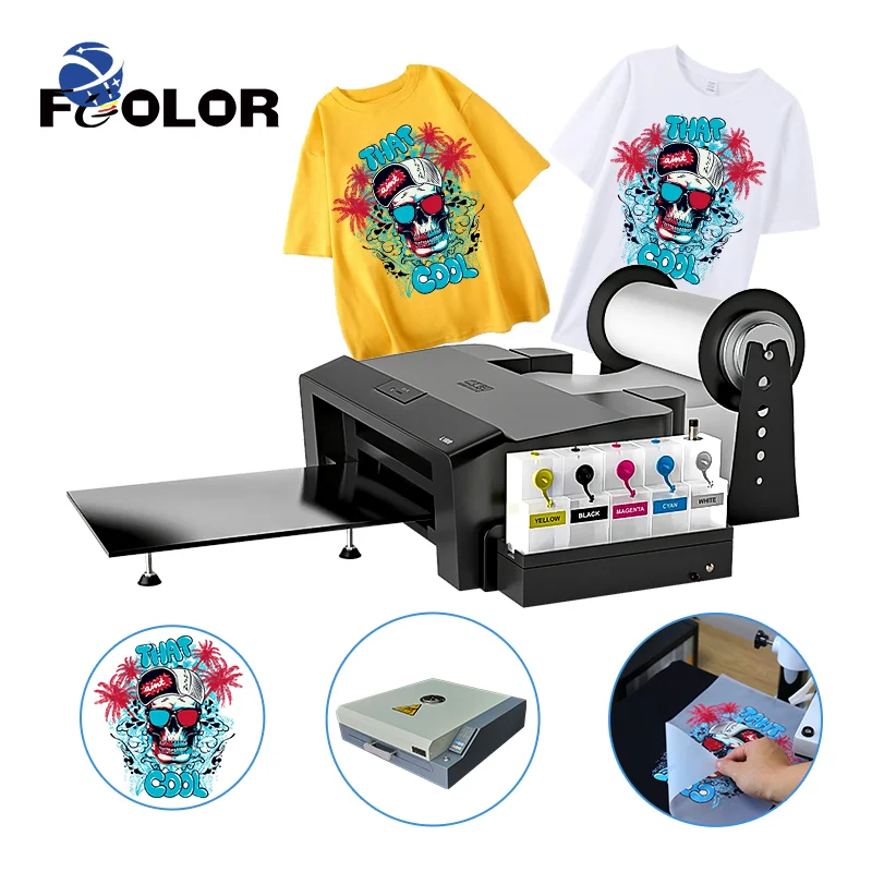 

Yunyi Fcolor A3 L1800 Digital Automatic DTF Printer Pigment Ink Transfer Printing Machine Durable DTF A3 Printer