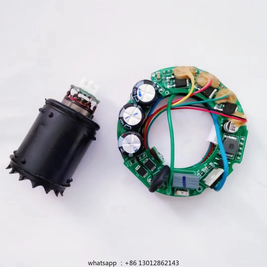 

Бесщеточный канальный вентилятор 100 000 до сверхвысокоскоростного двигателя фен с крыльчаткой из алюминиевого сплава + привод