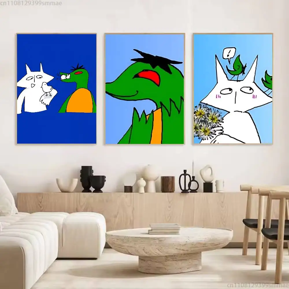 H-House Of Puso Artists Canvas Painting for Living Room Home Decor Poster Fans
